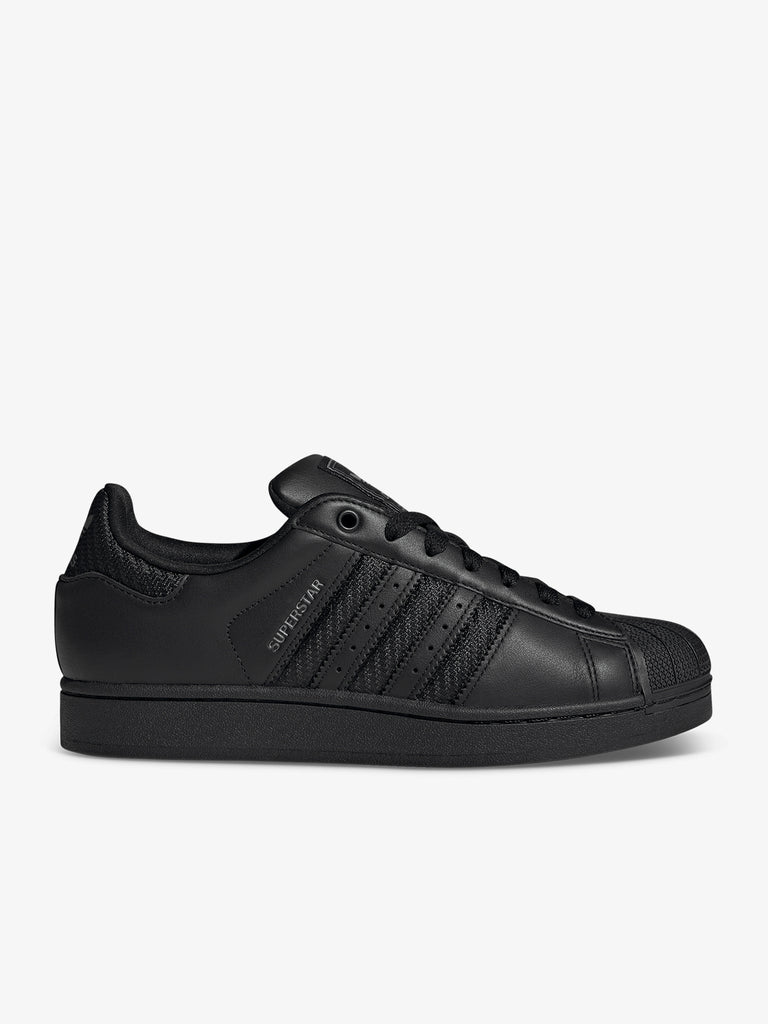 ADIDAS sneakers uomo superstar 2 JQ6344 pelle nero