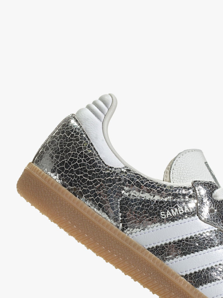 ADIDAS sneakers donna samba og w JR0035 pelle argento