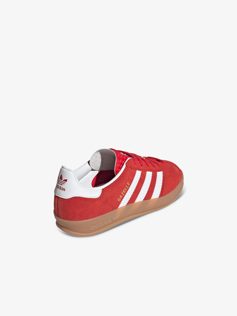 ADIDAS sneakers donna gazelle indoor j JS3801 suede rosso