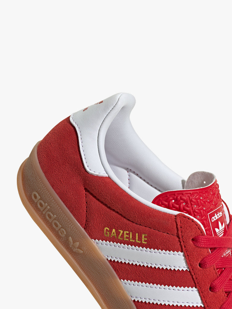 ADIDAS sneakers donna gazelle indoor j JS3801 suede rosso