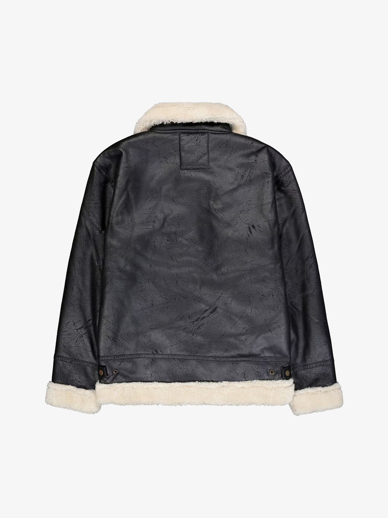 ALPHA INDUSTRIES Giubbotto B3 FL uomo nero