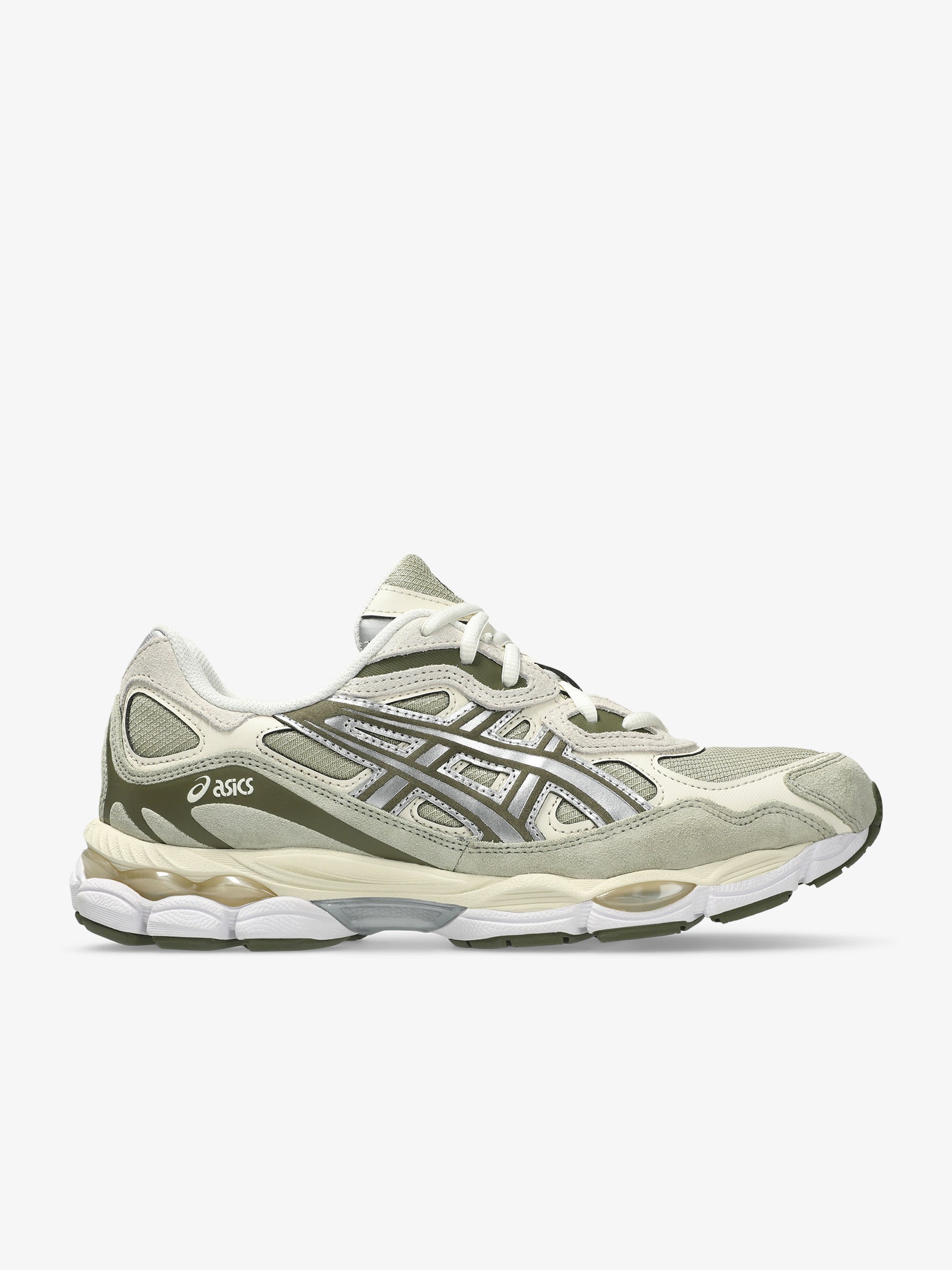 ASICS Gel-NYC 1203A739-302 Green Leather Sneakers