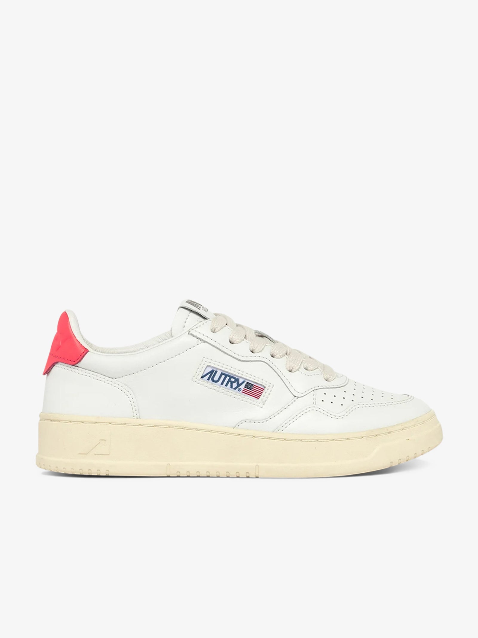 AUTRY AULW-LS75 women's leather white sneakers | Faraone.