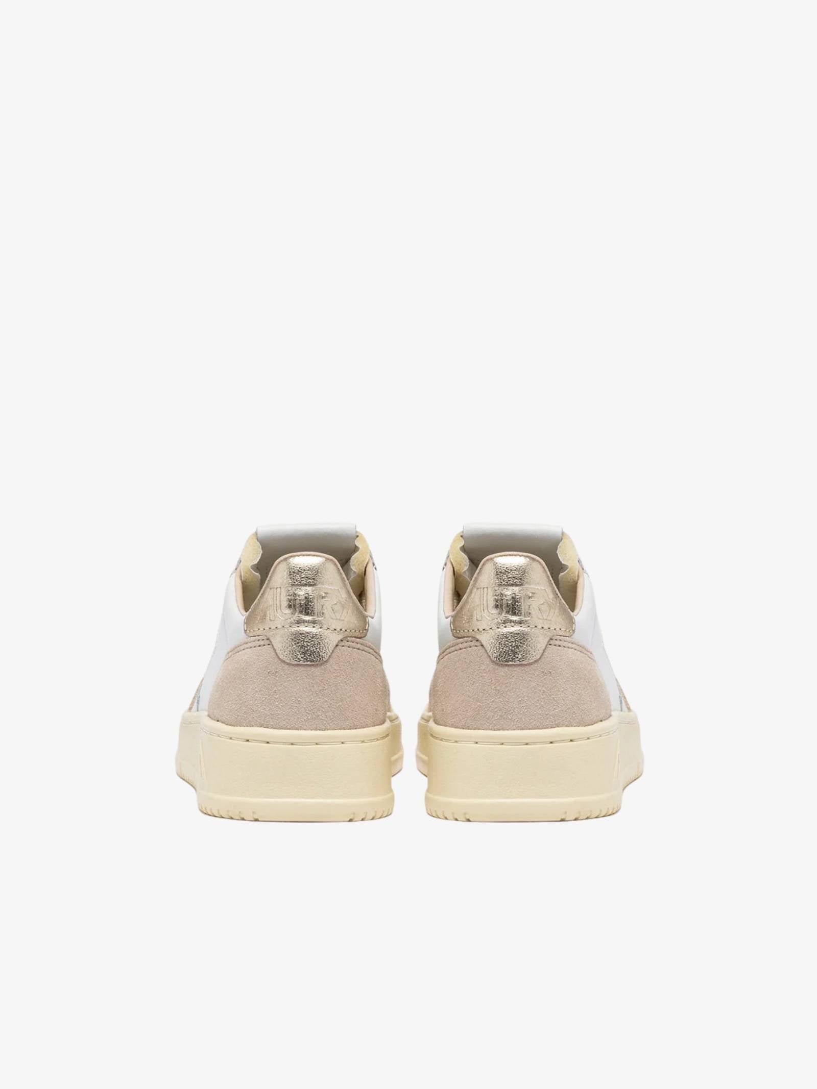 AUTRY AULW-LS75 women's leather white sneakers