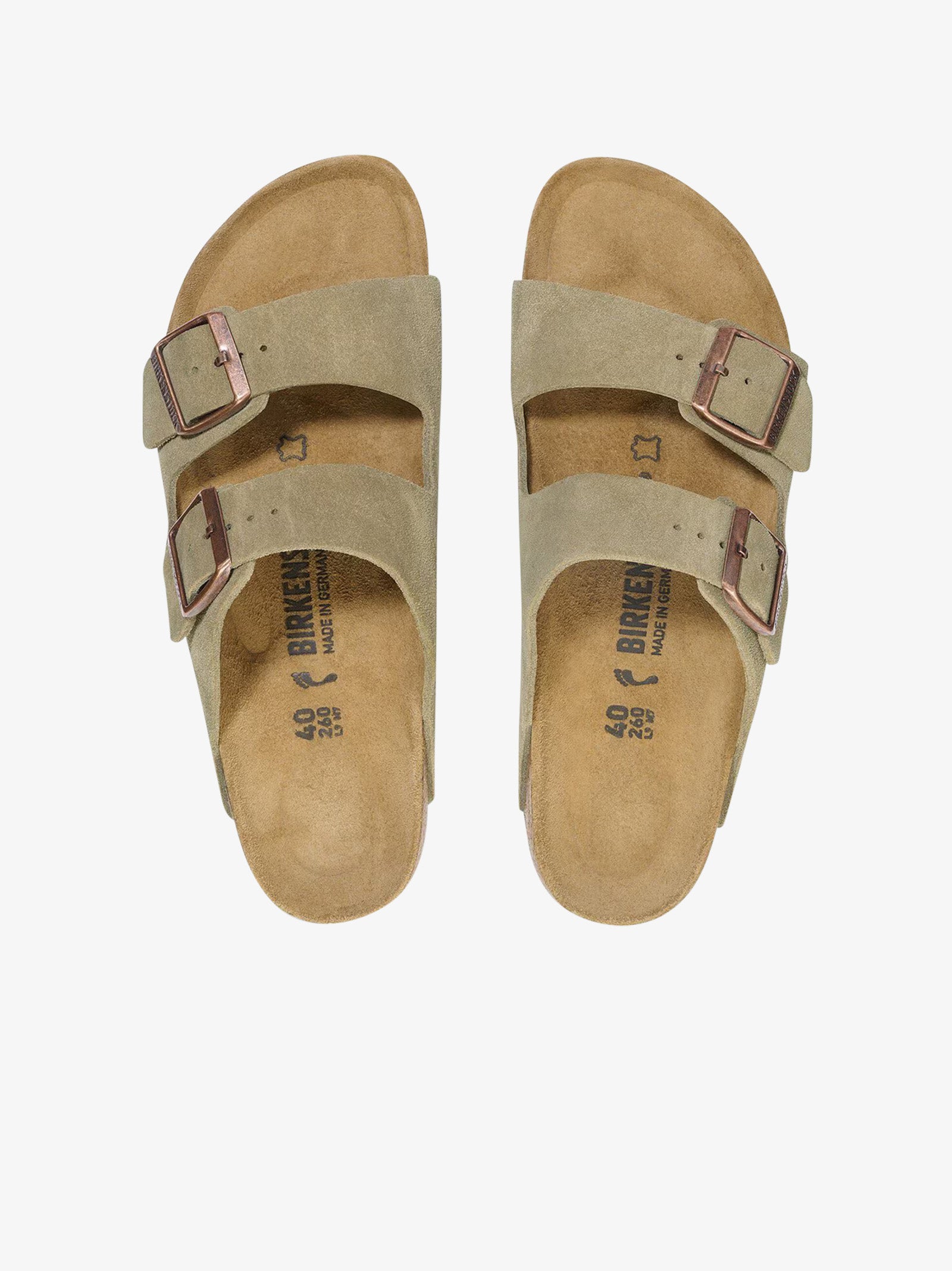 BIRKENSTOCK Arizona Men's Slippers 51463 Brown Leather