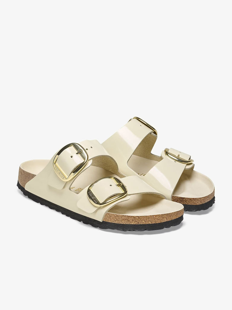 BIRKENSTOCK Ciabatte arizona big buckle pelle beige