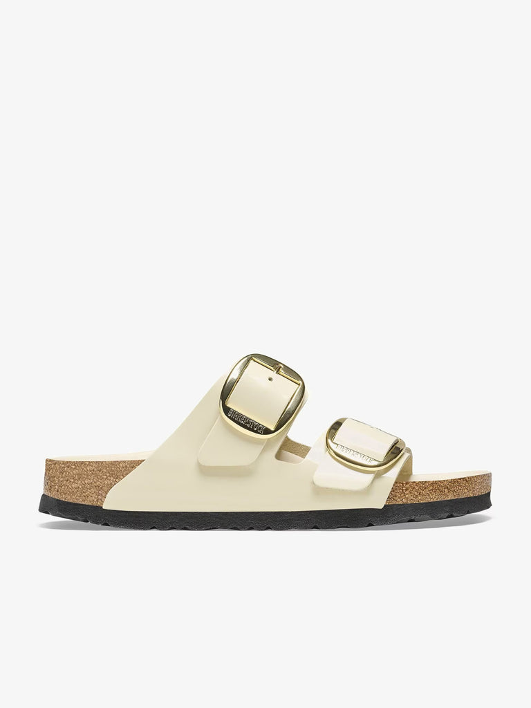 BIRKENSTOCK Ciabatte arizona big buckle pelle beige