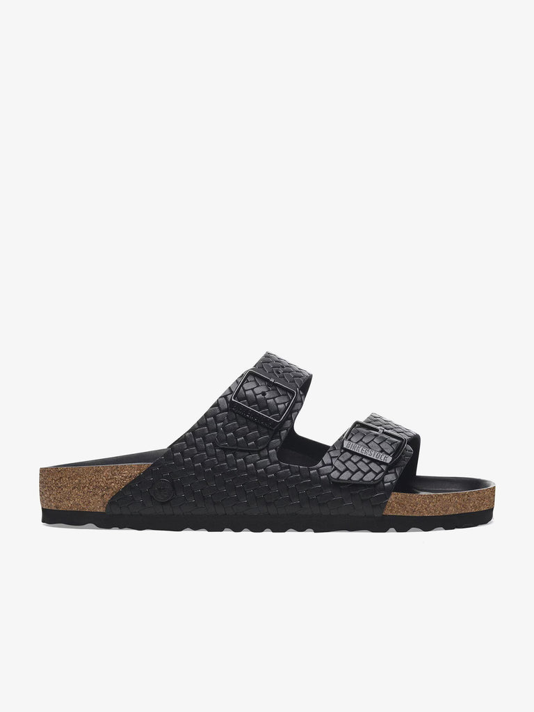 BIRKENSTOCK ciabatte uomo arizona rivet pelle nero
