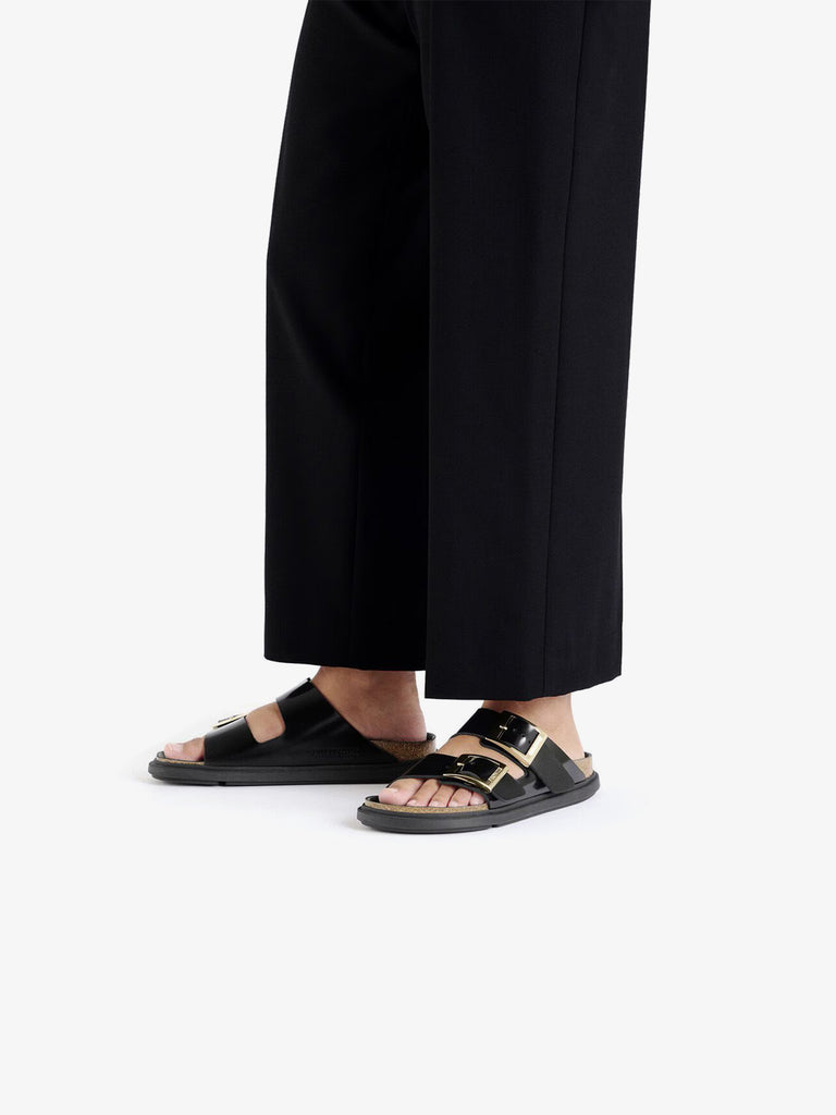 BIRKENSTOCK ciabatte donna arizona db pelle nero