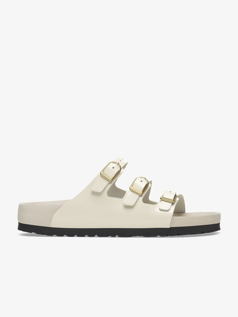 BIRKENSTOCK ciabatte donna florida dbuckle exquisite pelle beige