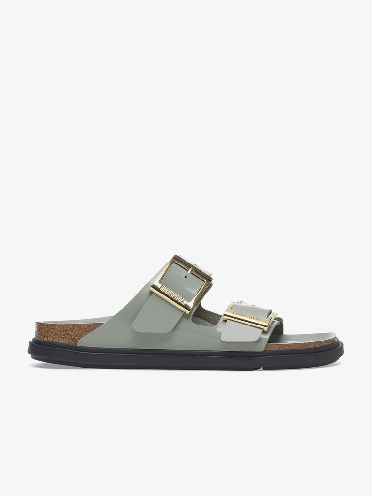 BIRKENSTOCK ciabatte donna arizona db pelle grigio