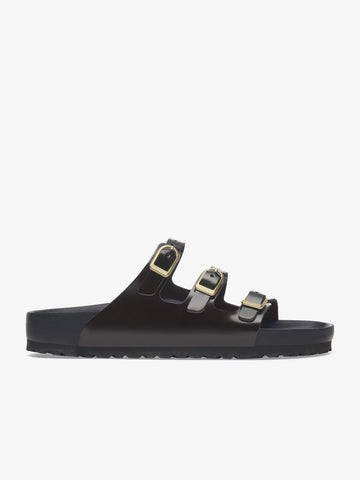 BIRKENSTOCK Ciabatte florida fresh exquisite pelle nero