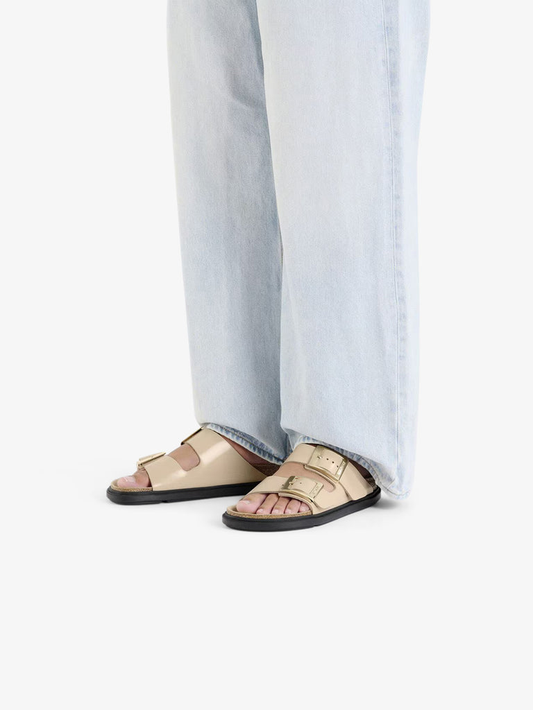 BIRKENSTOCK ciabatte donna arizona db pelle beige