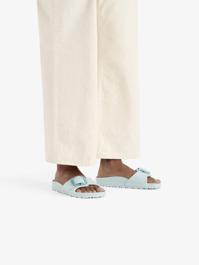 BIRKENSTOCK ciabatte donna madrid big buckle plastica verde