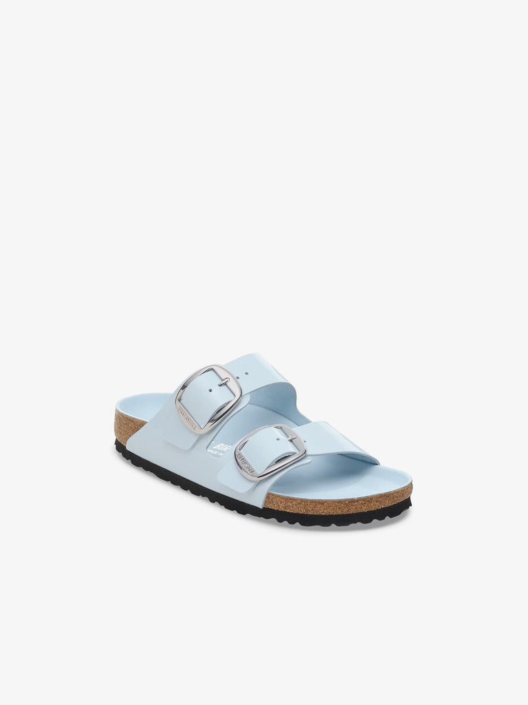 BIRKENSTOCK ciabatte donna arizona big buckle pelle azzurro