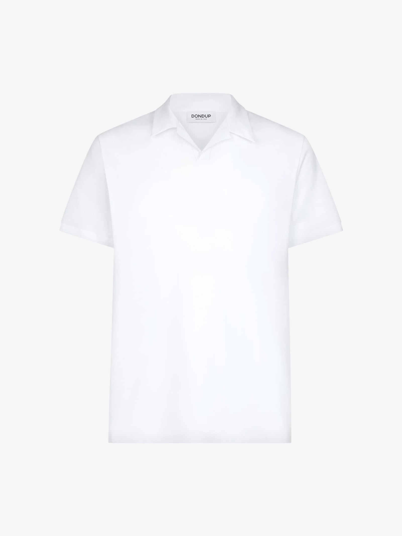 DONDUP Polo in jersey US330 JF0271U XXX DU uomo cotone bianco