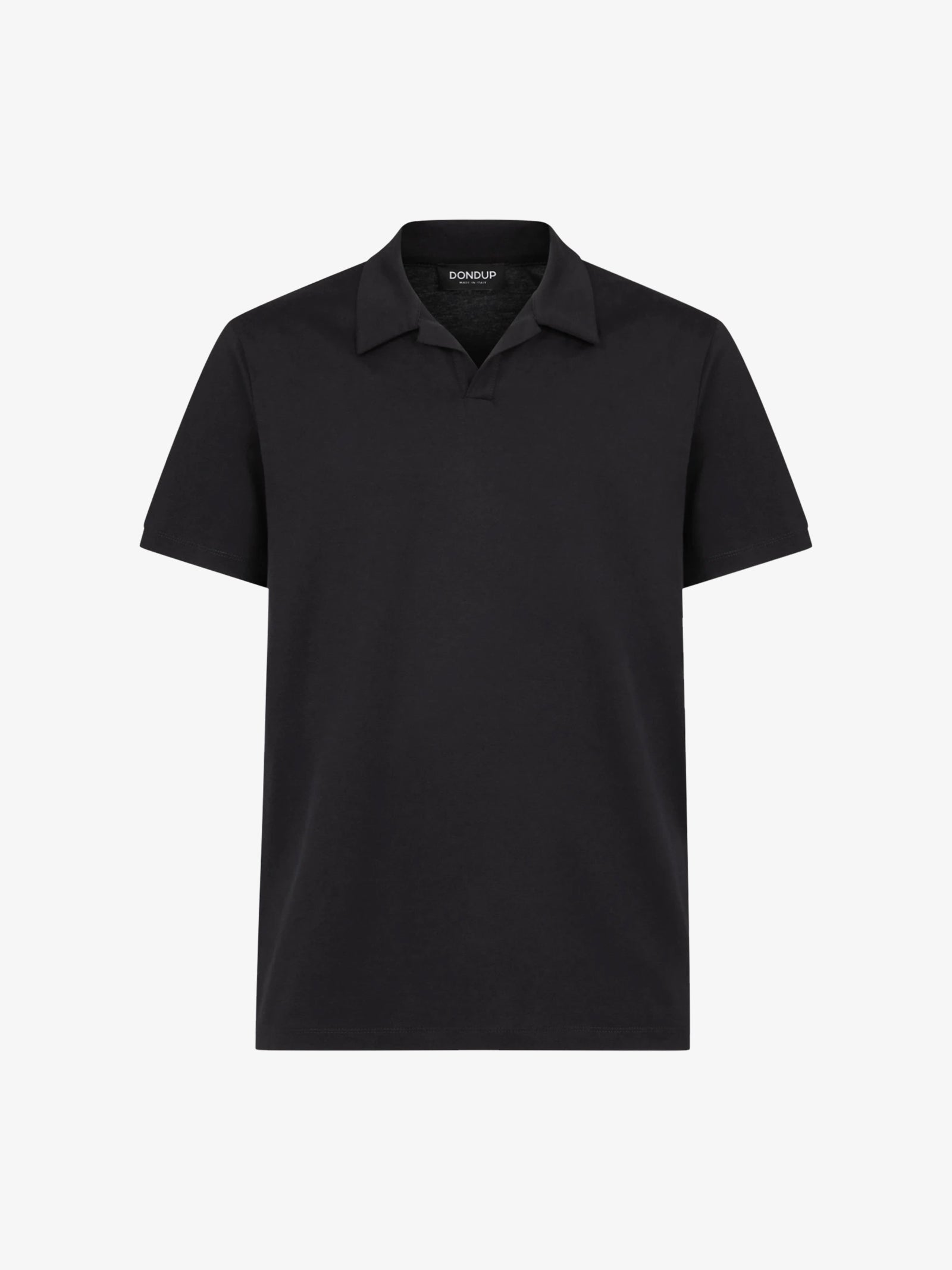 DONDUP Polo in jersey US330 JF0271U XXX DU uomo cotone nero