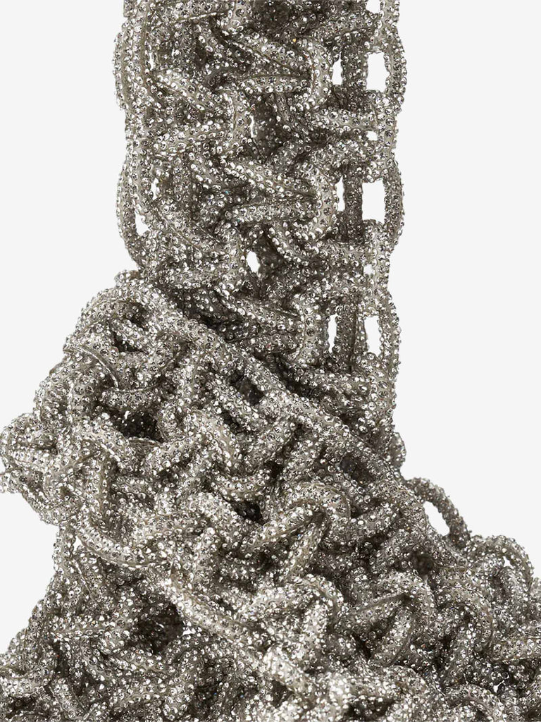 HIBOURAMA borsa a mano donna niky gioiello con nodo