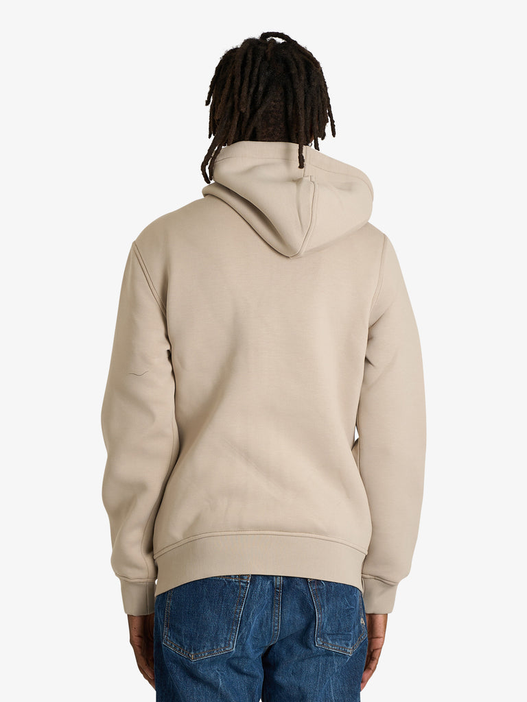 K-WAY felpa con cappuccio rainer spacer uomo beige