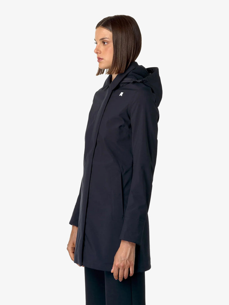 K-WAY Giubbotto Mathy Bonded Jersey K2148BW donna blu