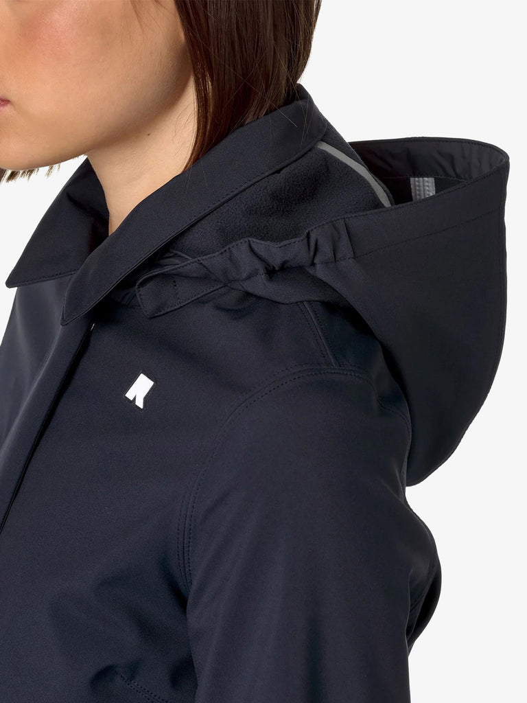 K-WAY Giubbotto Mathy Bonded Jersey K2148BW donna blu