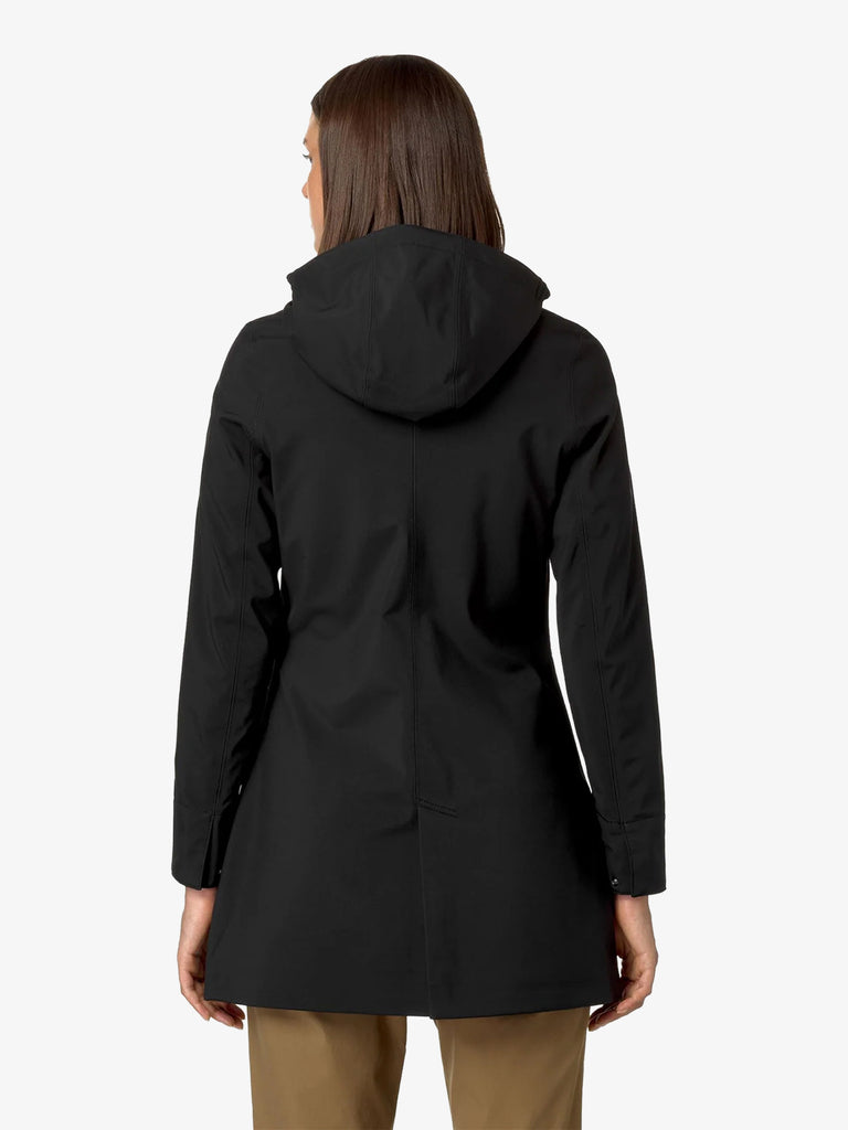 K-WAY Giubbotto Mathy Bonded Jersey K2148BW donna nero