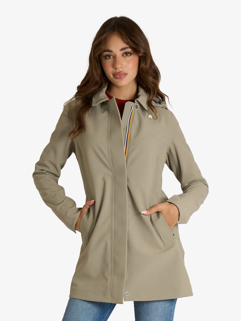 K-WAY giubbotto mathy bonded donna verde