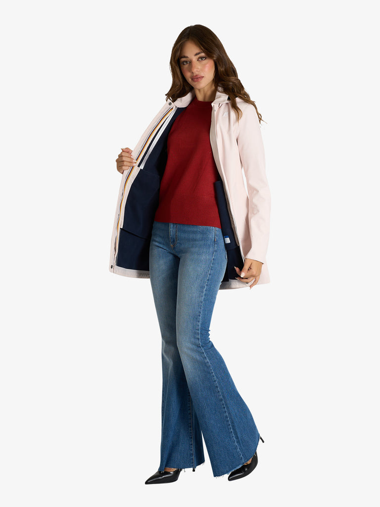 K-WAY giubbotto mathy bonded donna rosa