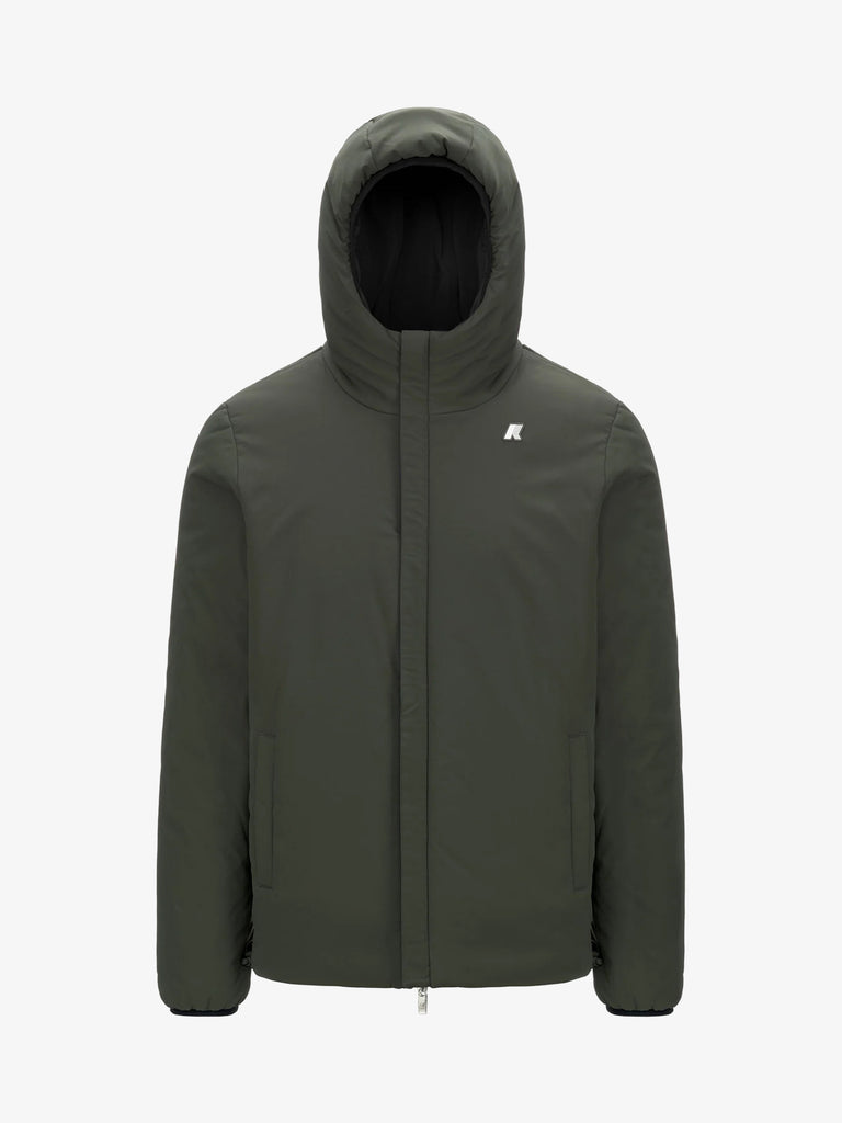 K-WAY Giubbotto Jack Reversible K6128VW uomo nero