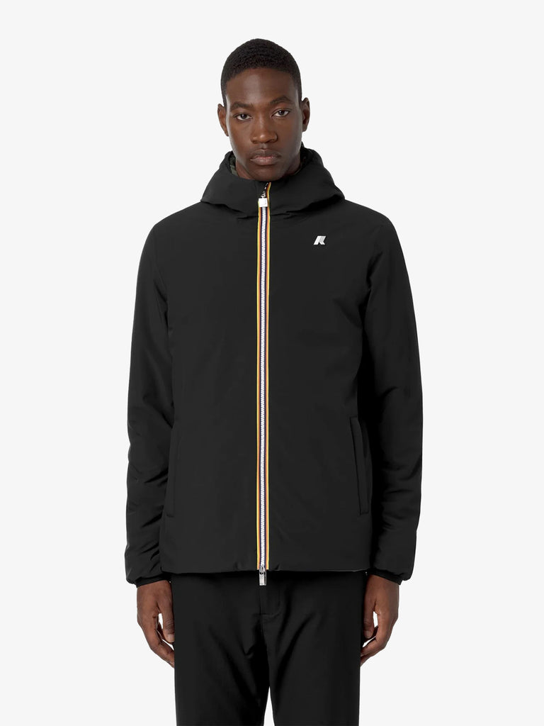 K-WAY Giubbotto Jack Reversible K6128VW uomo nero