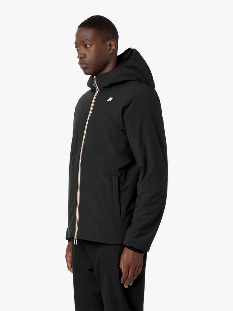 K-WAY Giubbotto Jack Reversible K6128VW uomo nero