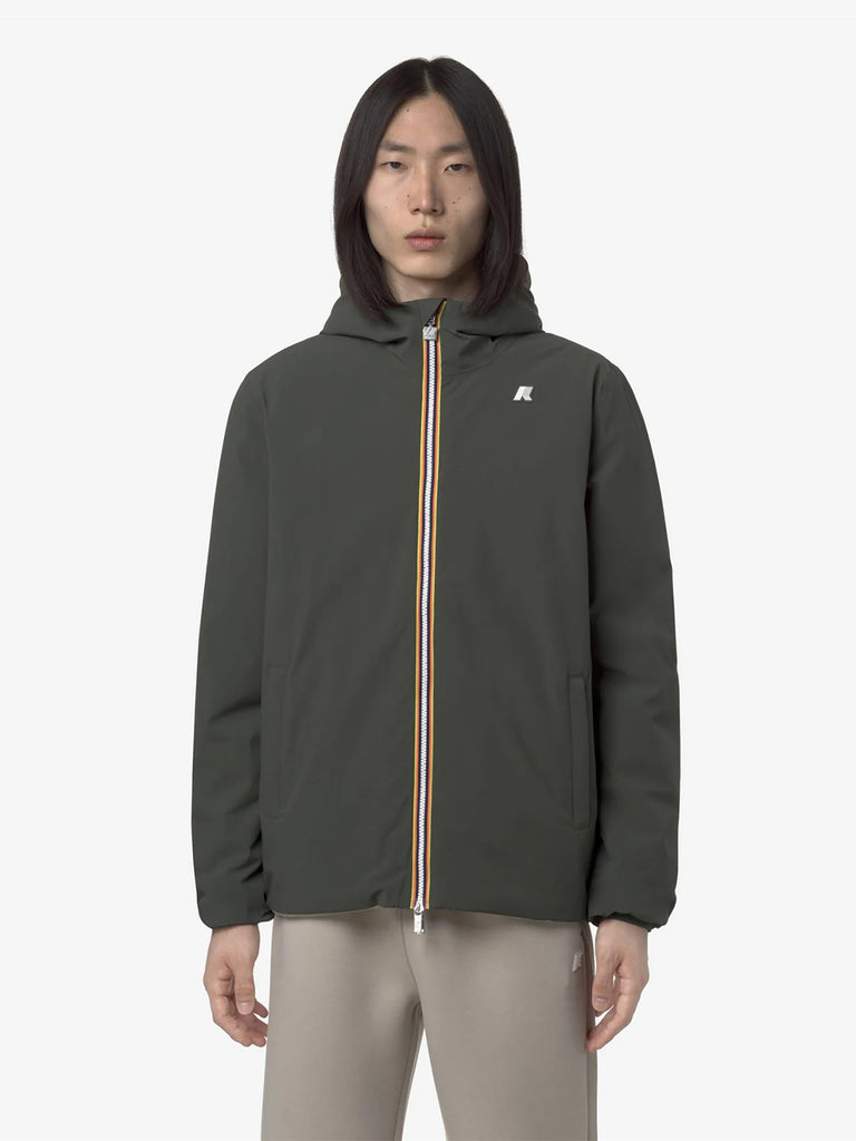 K-WAY giubbotto jack st warm double uomo verde