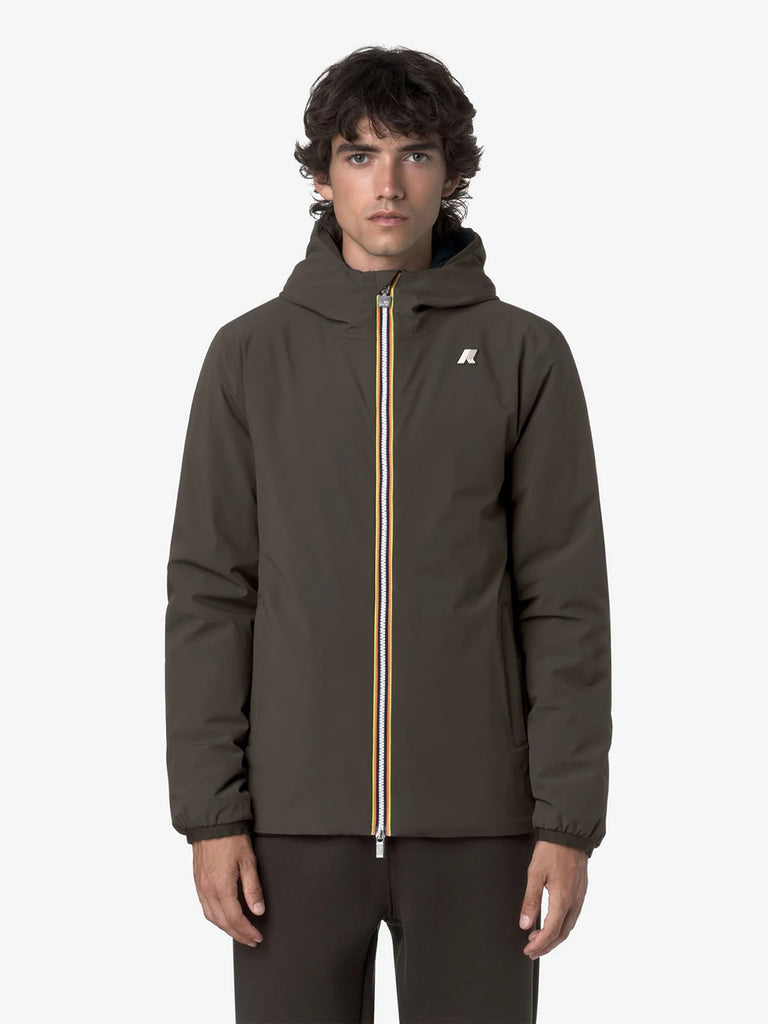 K-WAY giubbotto jack st warm double uomo verde
