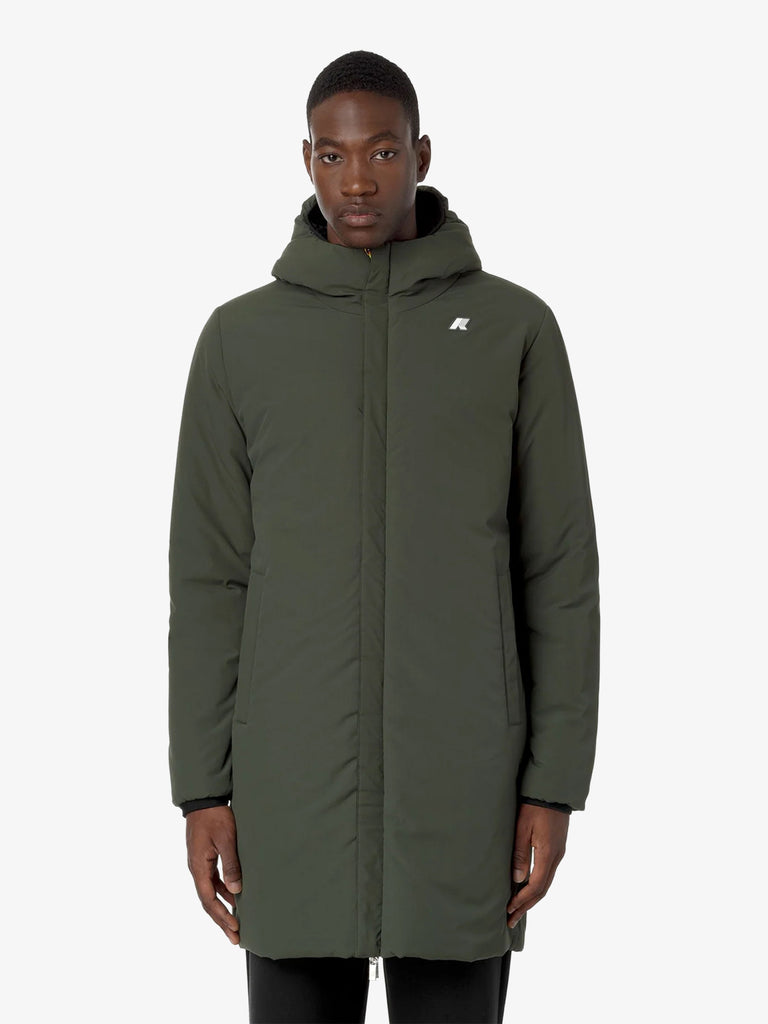 K-WAY Giubbotto Jacob Reversible K6128WW uomo nero