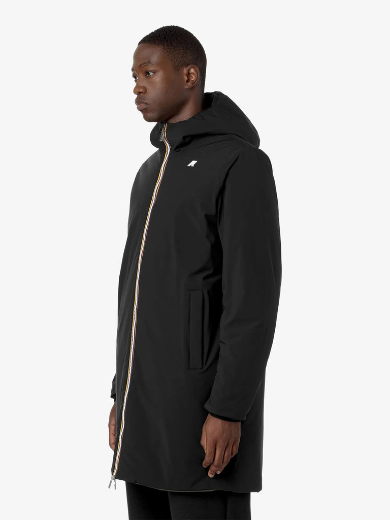 K-WAY Giubbotto Jacob Reversible K6128WW uomo nero
