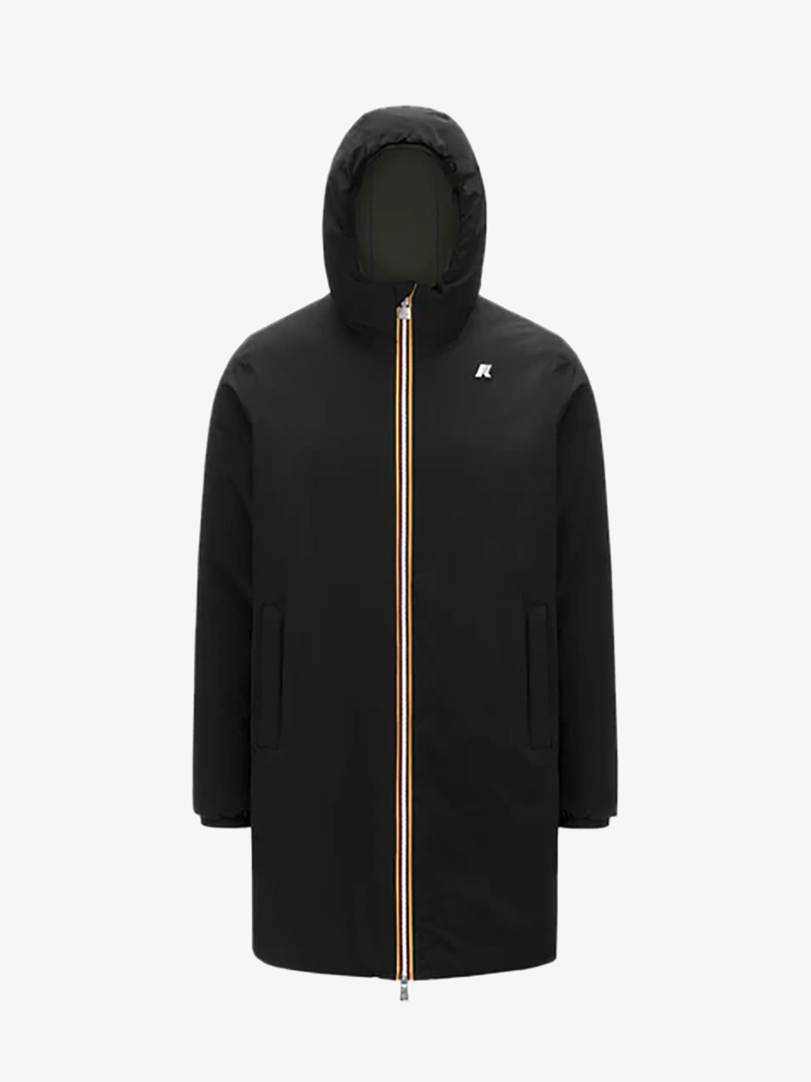 ジャケット K WAY Women Jackets K51247W A02 Black Jackets Woman LILY STRETCH DOT Short BLACK PURE