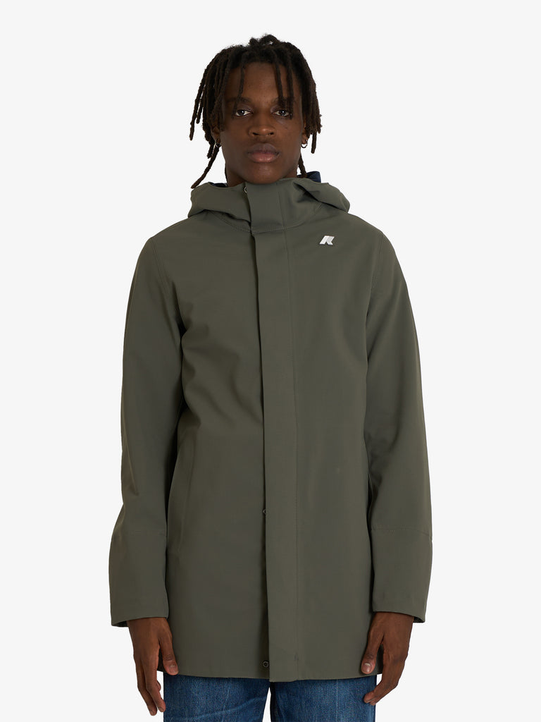 K-WAY Giubbotto JACK ECO STRETCH DOT K5127QW uomo nero