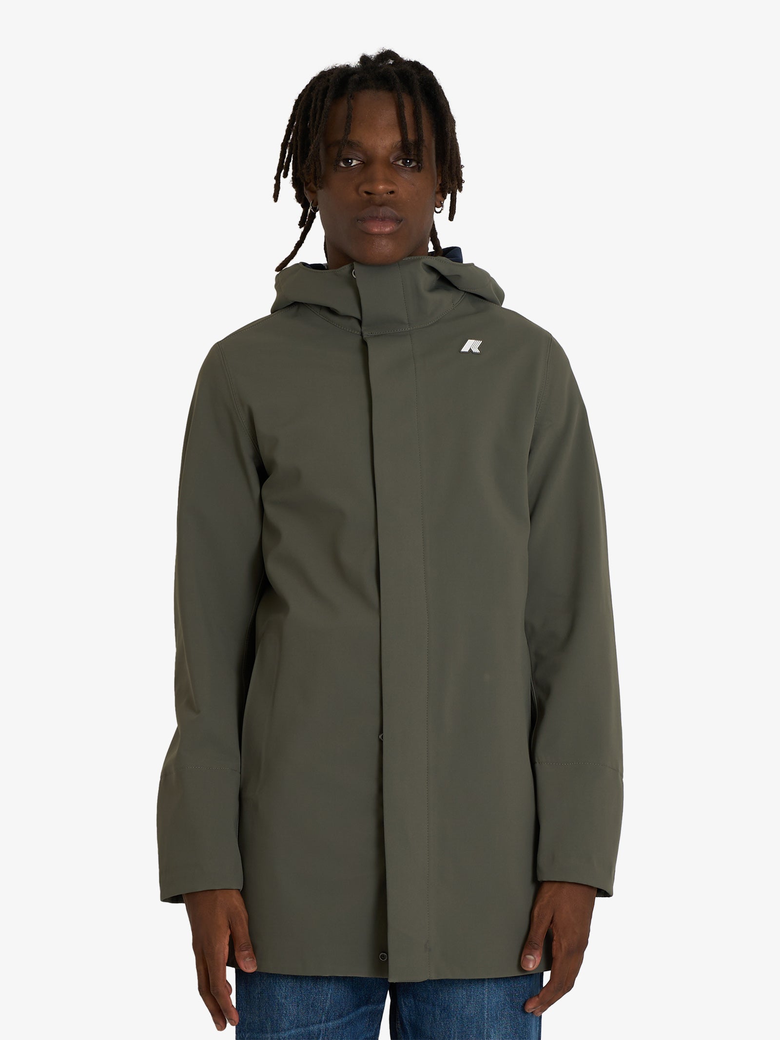 K-WAY Giubbotto JACK ECO STRETCH DOT K5127QW uomo nero