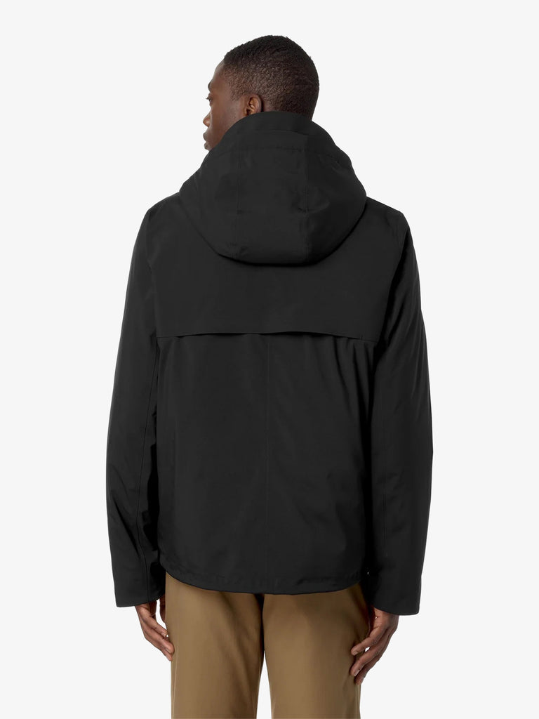 K-WAY Giubbotto Jacken Bonded Padded K7132BW uomo nero