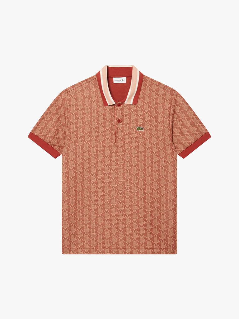 LACOSTE Polo MAGLIETTA M/C DH1417 Uomo Marrone