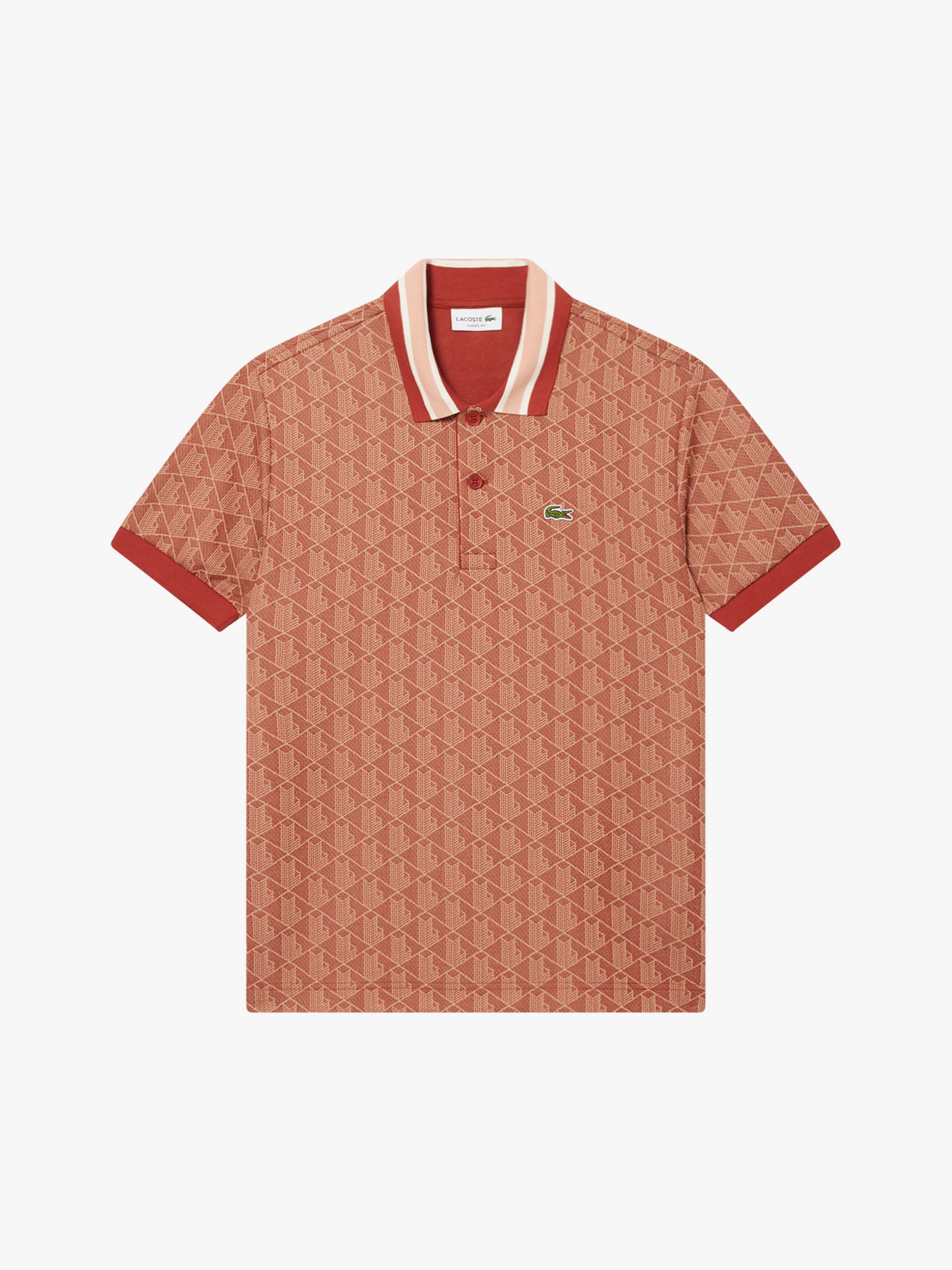 LACOSTE Polo Shirt M/C DH1417 Men's Brown