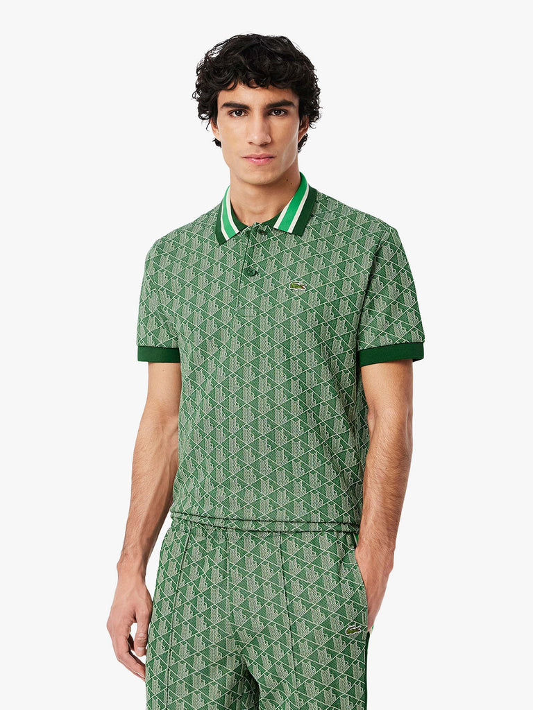 LACOSTE Polo MAGLIETTA M/C DH1417 Uomo Verde