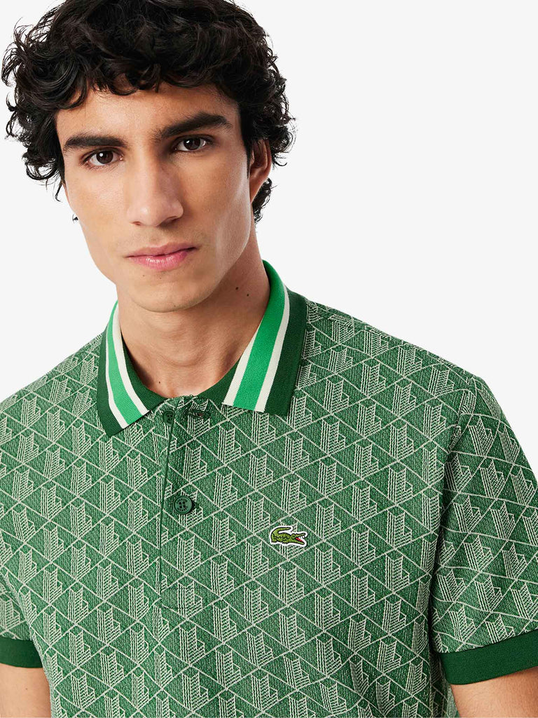 LACOSTE Polo MAGLIETTA M/C DH1417 Uomo Verde