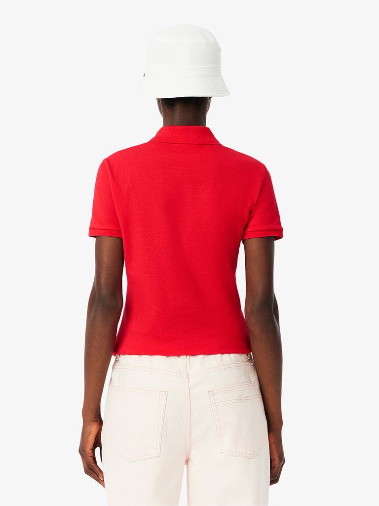 LACOSTE Polo MAGLIETTA M/C PF5462 Donna Rosso