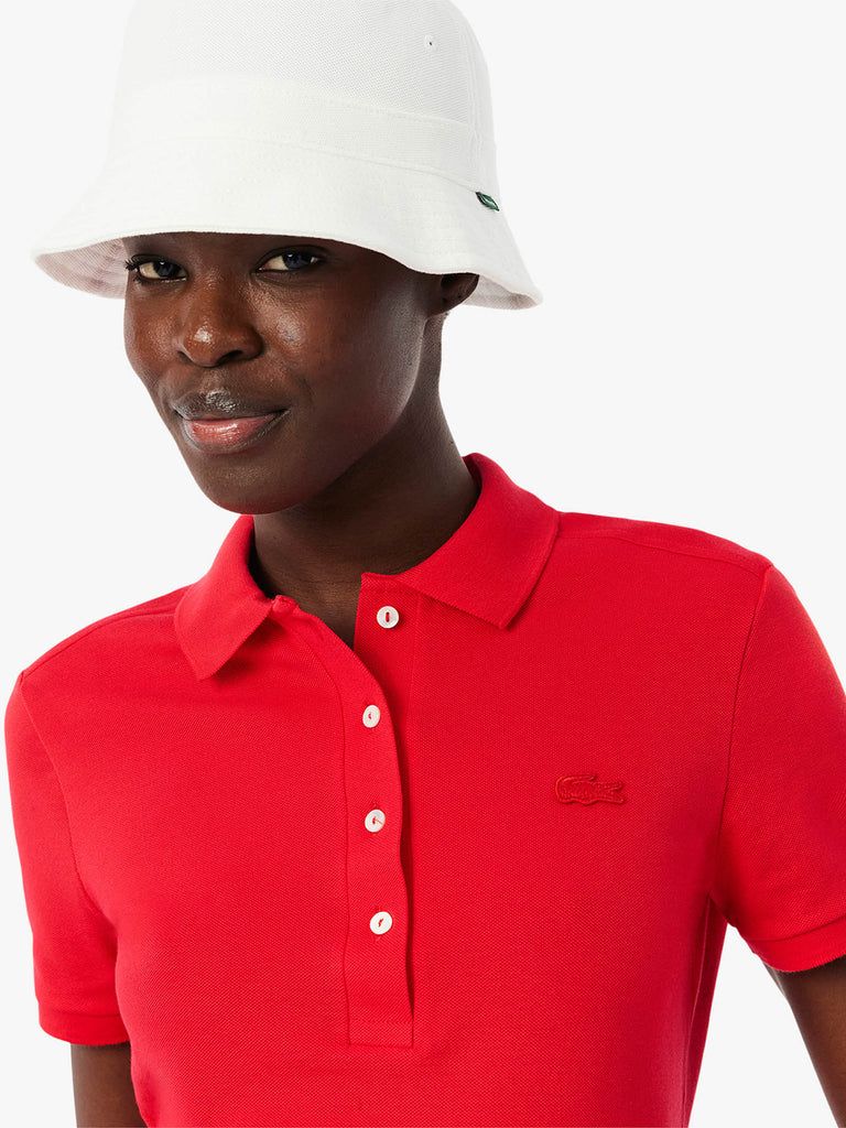 LACOSTE Polo MAGLIETTA M/C PF5462 Donna Rosso