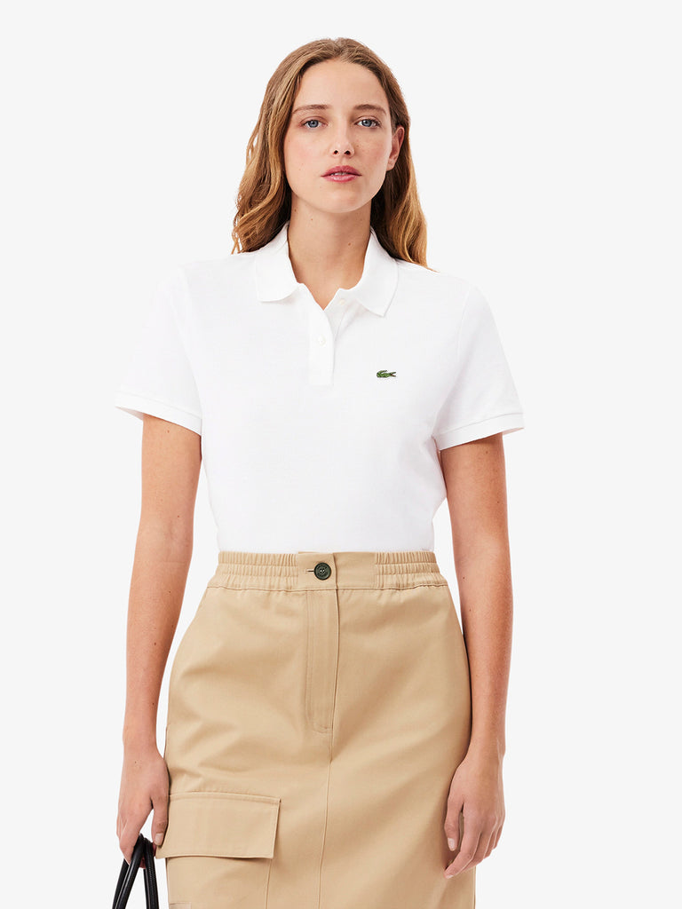 LACOSTE Polo MAGLIETTA M/C PF7839 Donna Bianco