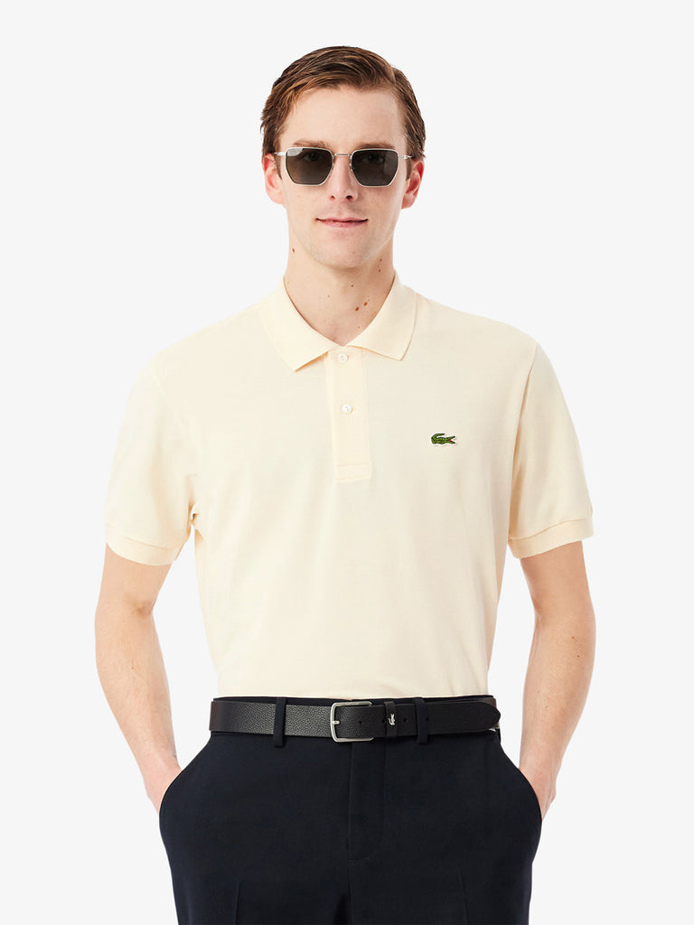 LACOSTE Classic fit l.12.12 men's green cotton polo shirt LACOSTE Classic fit l.12.12 men's green cotton polo shirt