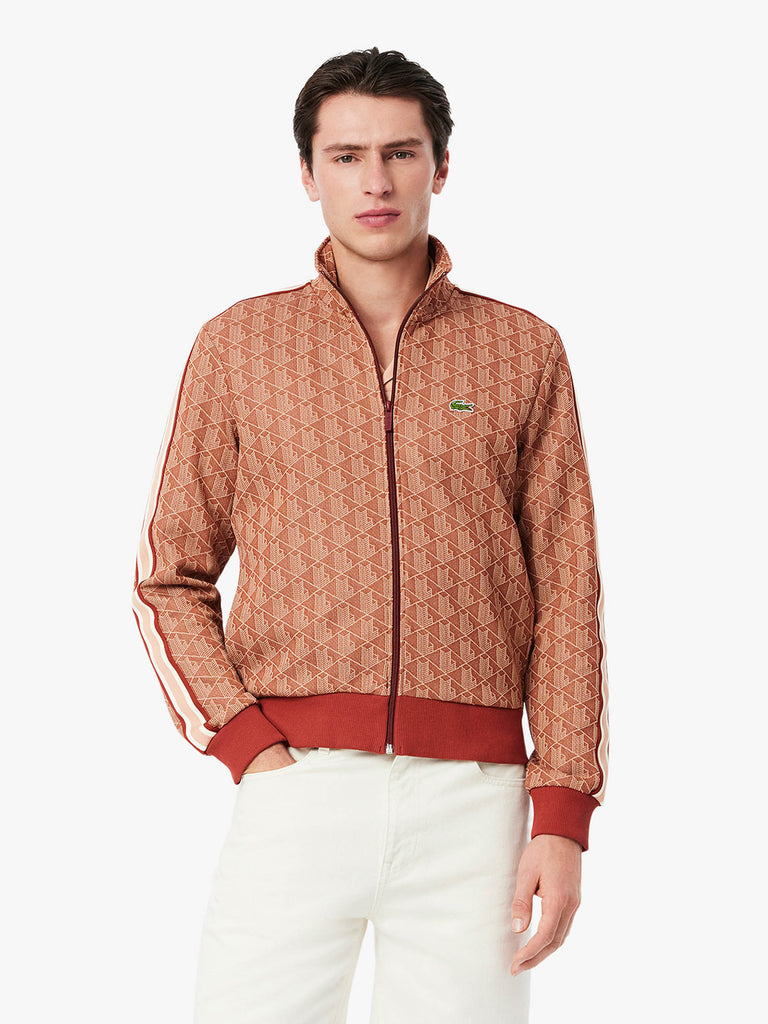 LACOSTE Felpe girocollo SH1368 Marrone