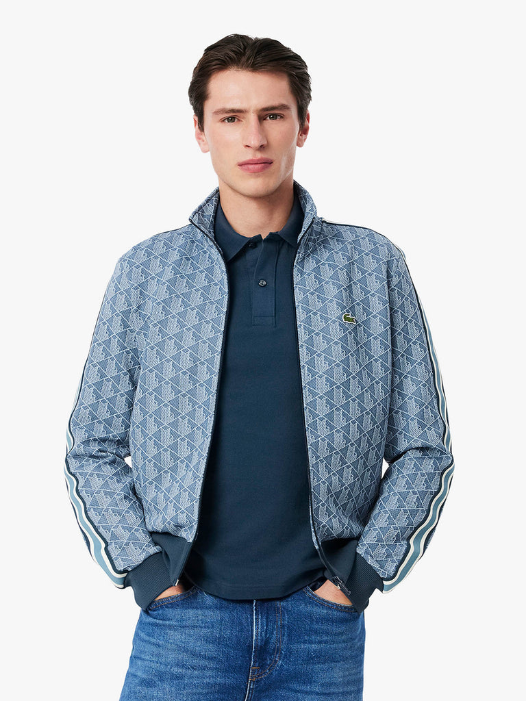 LACOSTE Felpe girocollo SH1368 Azzurro