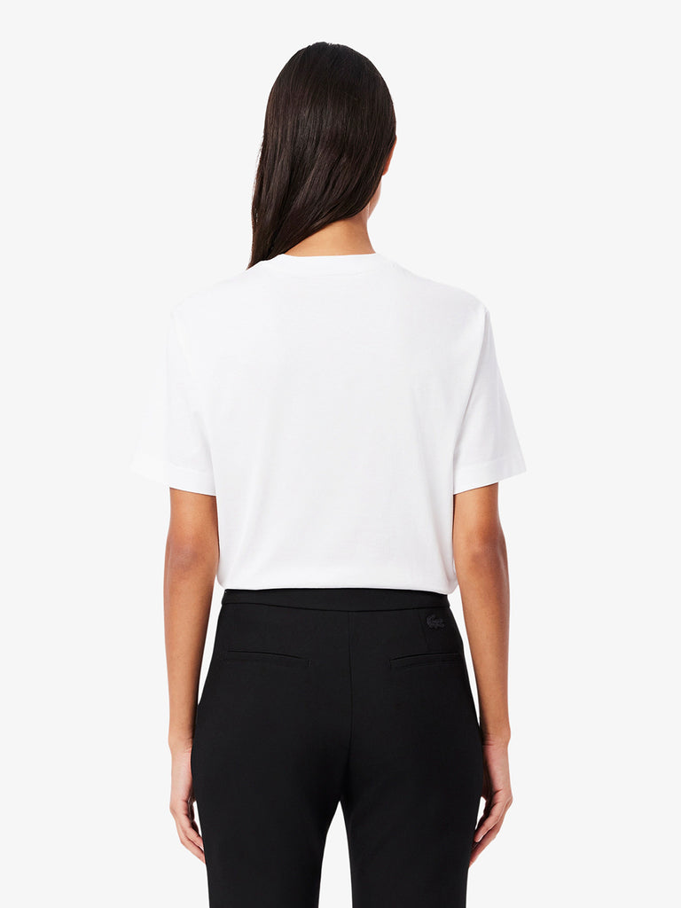 LACOSTE T-shirt T-SHIRT TF7215 Donna Bianco